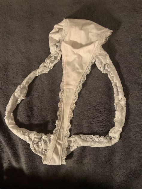 [selling] white thong for sale, soaked up 24 hours of stress message me