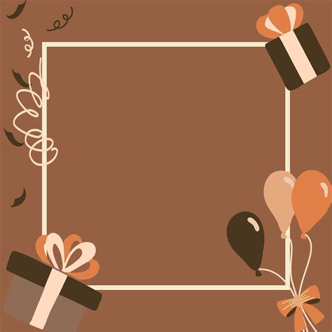 Brown gift boxes happy birthday 1664159 Vector Art at Vecteezy