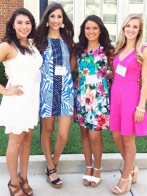 Alabama sorority recruitment | Recruitment outfits, Sorority