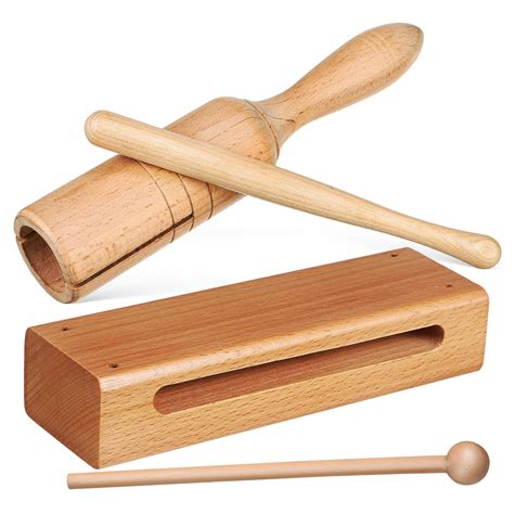 Snapklik.com : Mikinona 2 Sets Orff Instrument Music Lummi Sticks