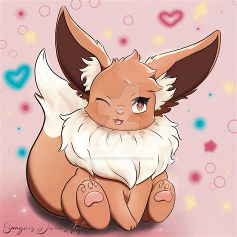 Eevee by SanguisDiviniArt on DeviantArt