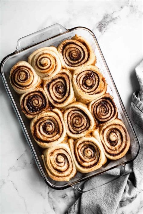 Vegan Cinnamon Rolls with Eggnog Icing - Nourished
