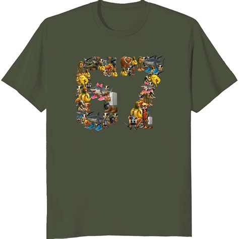 67 Six Seven Birthday Meme Viral Italian Brainrot Character Tshirt