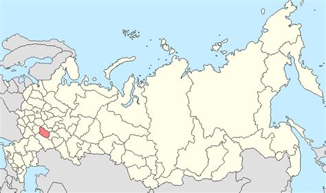 Penza Map - Russia