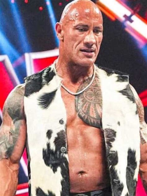 WWE Raw Dwayne Johnson Vest - Movie Jackets