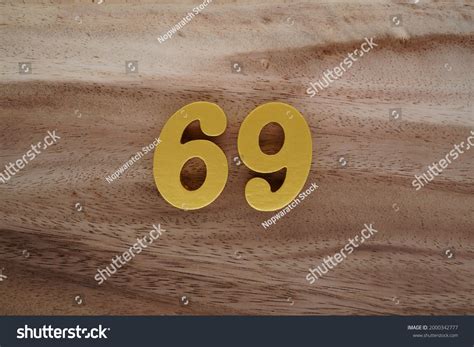 Gold Arabic Numerals 69 On Dark Stock Photo 2000342777 | Shutterstock