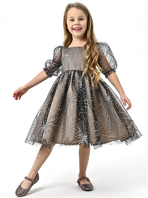 Платье нарядное ALIA KIDS д/дев 36(134) бежевый,черный 2377KG