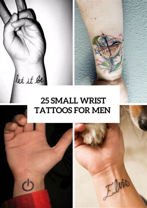 25 Awesome Small Wrist Tattoo Ideas For Men - Styleoholic