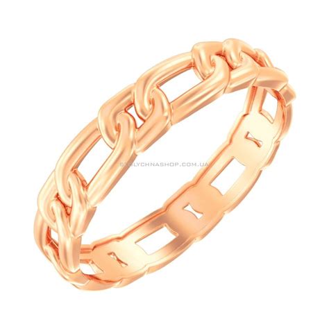 КАБЛУЧКА "ЛАНЦЮЖОК" З ЧЕРВОНОГО ЗОЛОТА (АРТ. 140912) | Gold bracelet ...