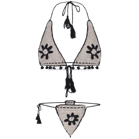 New Hot Extreme Sexy Micro Bikini Crochet Swimwear Beachwear Women Two