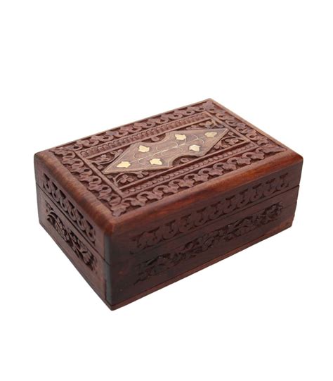 Carved Wooden Box| Handmade Wooden Box From Nepal