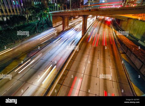 los angeles downtown stock photo alamy