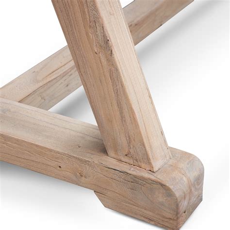 Hercules 8 Seater Reclaimed Elm Wood 2.4m Dining Table | Interior Secrets
