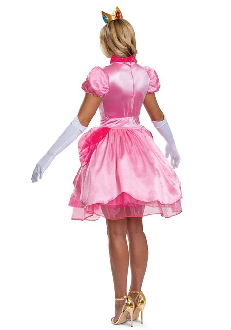 Deluxe Women's Super Mario Bros. Royal Princess Peach Costume