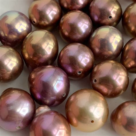stunning freshwater cultured metallic edison style pearl approx  mm