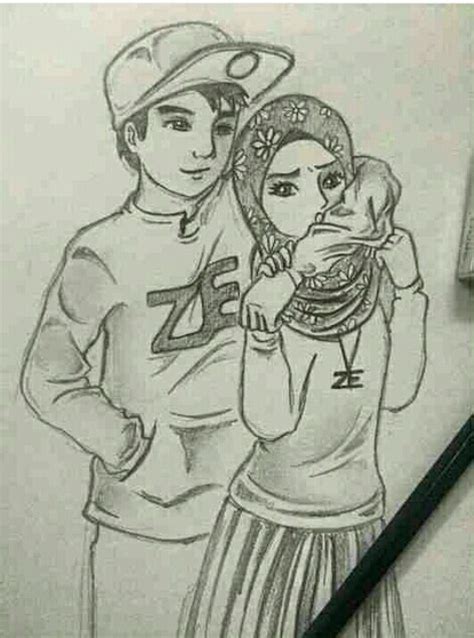 Sweet Couple Sketch at PaintingValley.com | Explore collection of Sweet ...