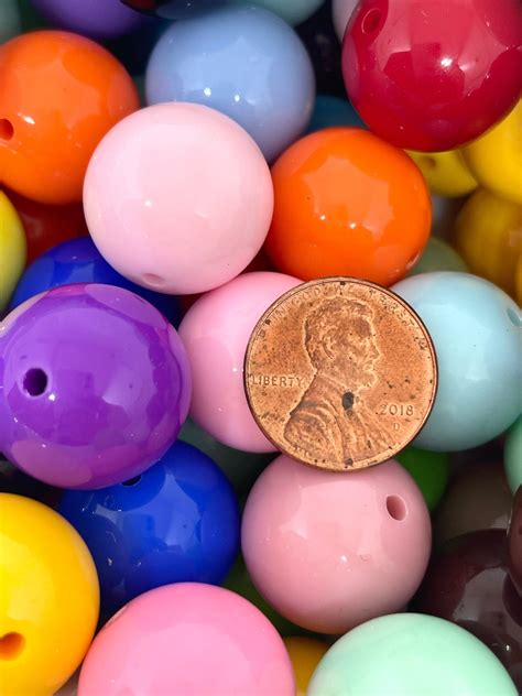 20mm Chunky Bubblegum Bead Set | Madison Beads