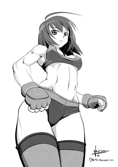 Fighter girl (shaded version) | Fighter girl, Anime, Fighter