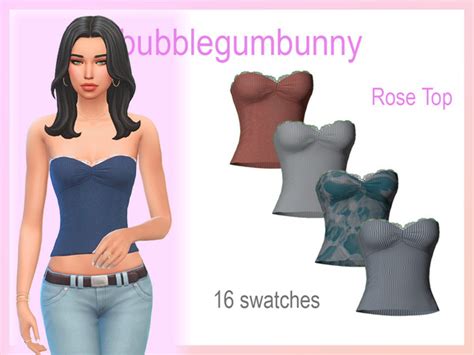 The Sims Resource | Rose Top
