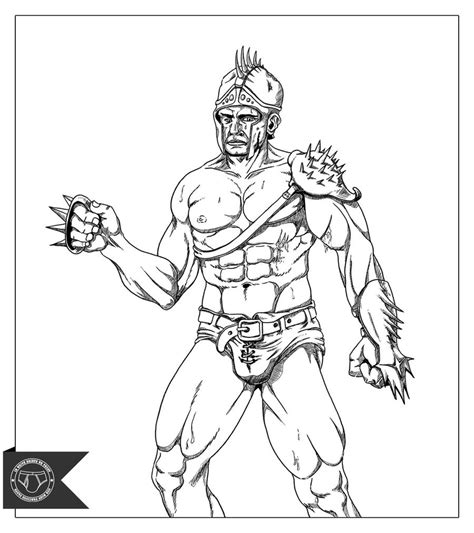 20111225 Warrior - Lineart by white-briefs on DeviantArt