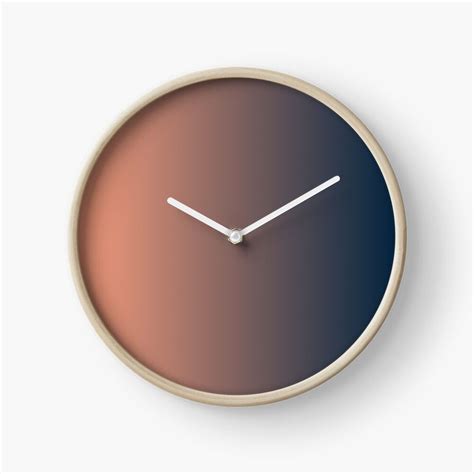 "Pink Midnight Blue Gradient" Clock for Sale by an-design | Clock ...
