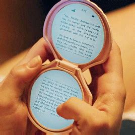 Clamshell compact e-reader, It Follows. - Real Life Magazine