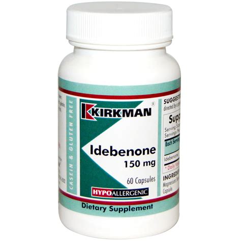 Kirkman Labs, Idebenone, 150 mg, 60 Capsules - iHerb