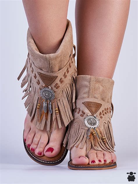Venta > bota sandalia boho > en stock