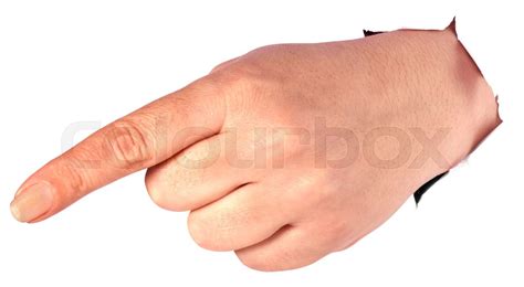 pointing  stock image colourbox