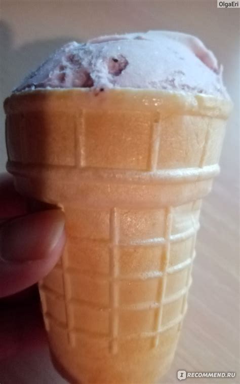 Мороженое Светаево черничное в вафельном стаканчике - «Отличное ...