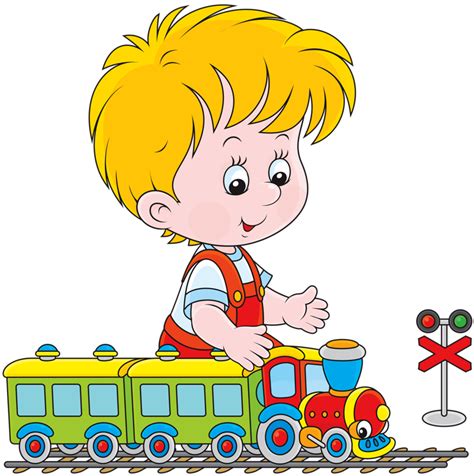играют, режим дня | Toy train, Train vector, Train cartoon