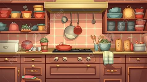 Cartoon Kitchen Background Free at Lucile Hart blog