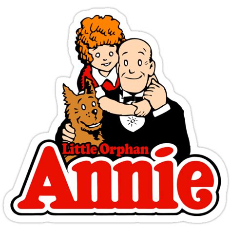 "Little Orphan Annie" Stickers by DCdesign | Redbubble