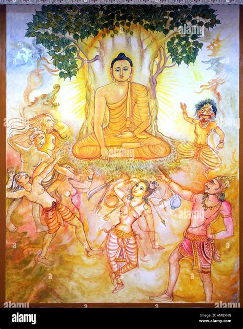 buddha meditating tree