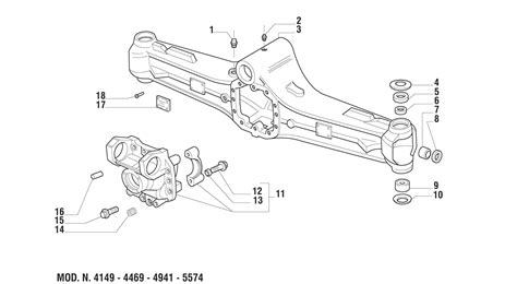 Carraro Axle Details. HES Tractec