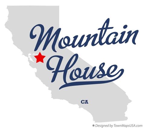 map  mountain house ca california
