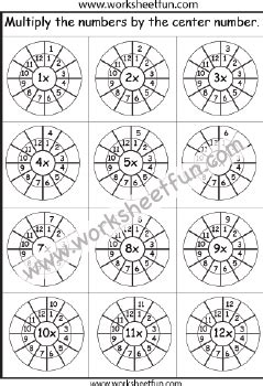 Times Table Worksheets / FREE Printable Worksheets – Worksheetfun