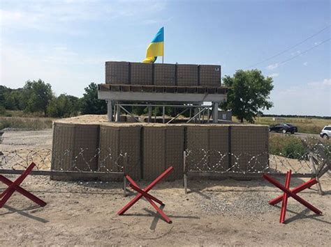 В Украине появился первый блокпост по стандартам НАТО, опубликованы ...