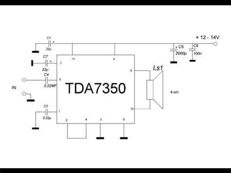 Усилитель на tda7350 - YouTube