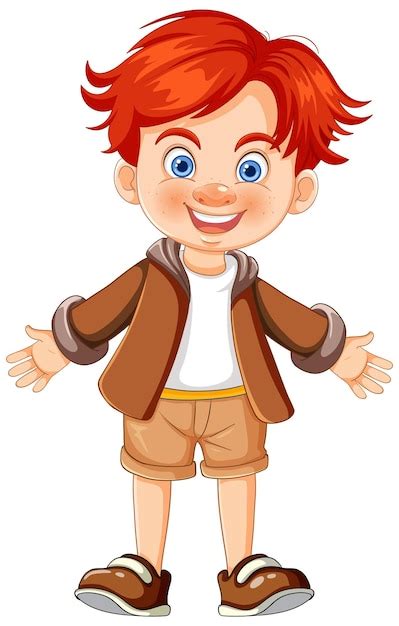 Free Vector | Happy Cartoon Boy Ready for Adventure