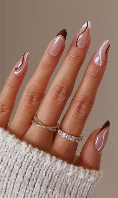 32 Brown Nail Designs You'll Fall in Love With | Brown Nail Inspo