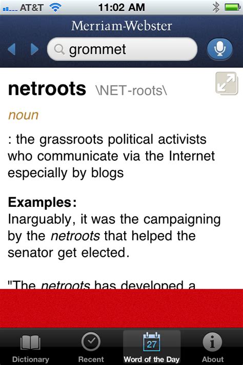 Free Merriam-Webster Dictionary App Now Available