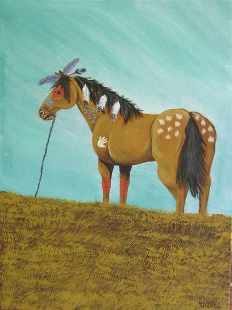 Native American Horse Painting at PaintingValley.com | Explore collection of Native American ...