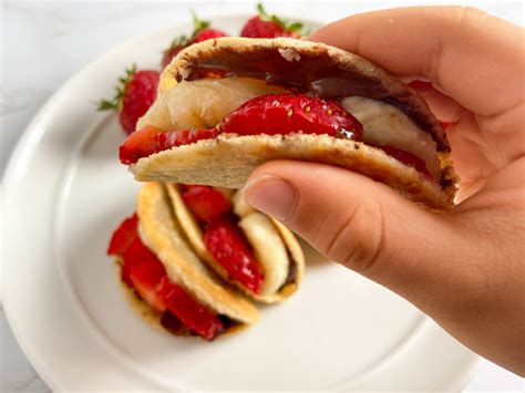 Mini Dessert Tacos - Fun Food For Kids - Raising Veggie Lovers