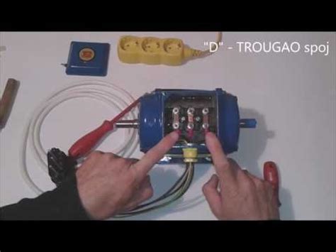Kako prespojiti TROFAZNI motor na MONOFAZNU struju // How to connect ...