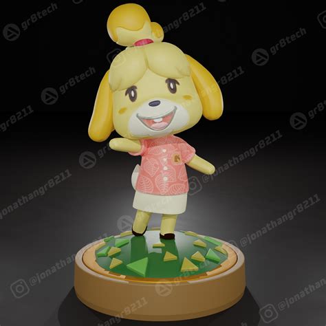 STL file Isabelle - Animal Crossing・3D print design to download・Cults