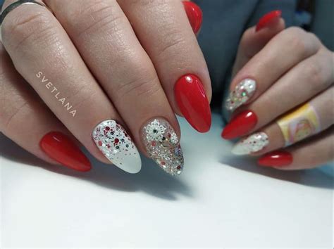 Красные ногти, маникюр, зимние дизайны ногтей | Nails, Beauty