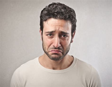premium photo crying sad man