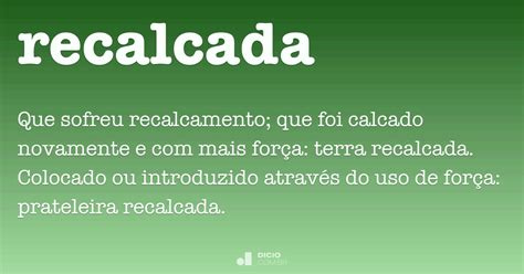 O Significa Recalcada