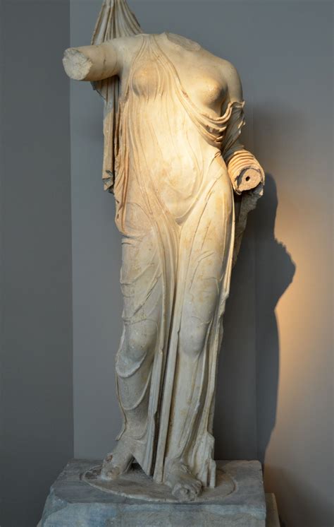 Statue of Aphrodite, 1st-2nd cent. CE, Thessaloniki Archeology Museum ...